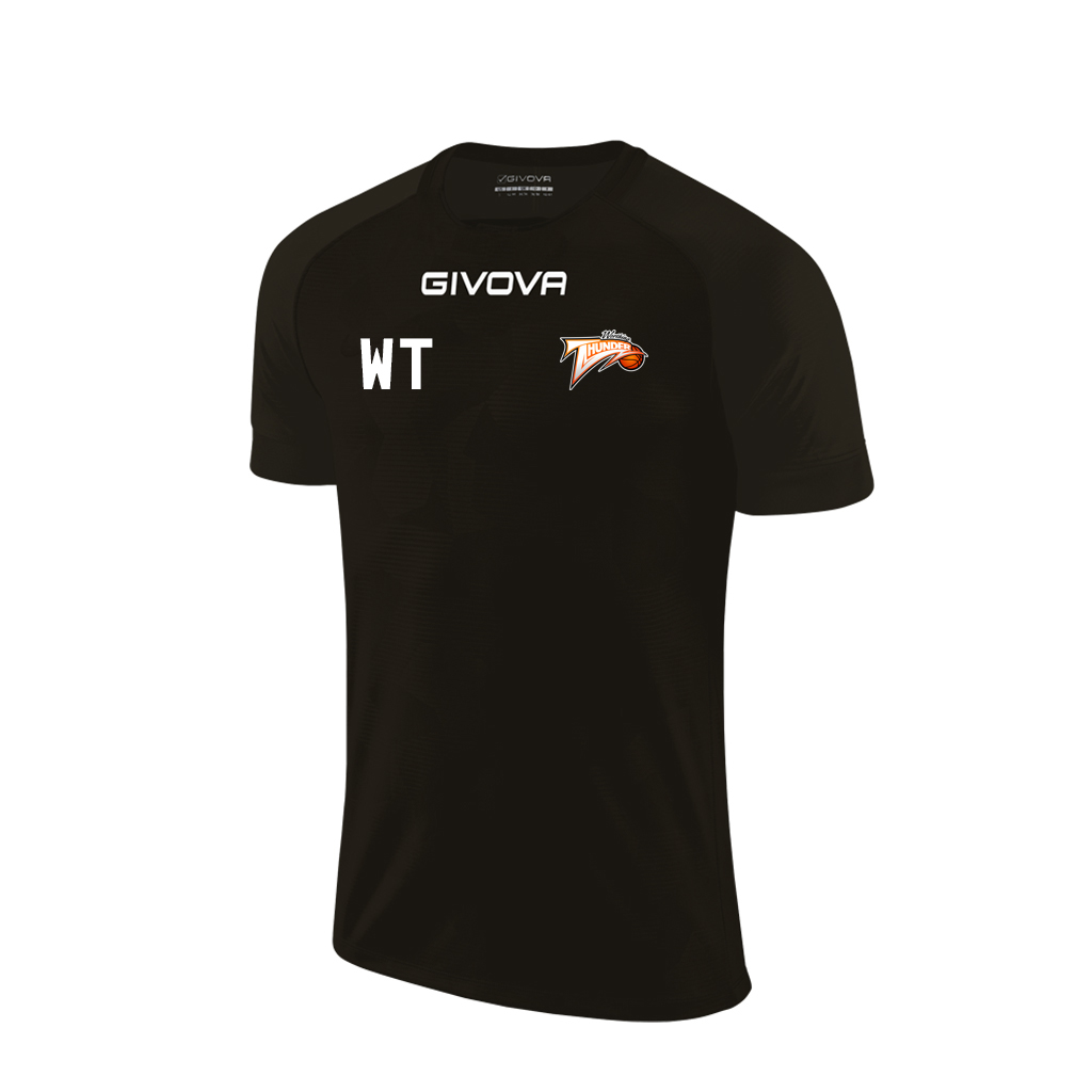 Worthing Thunder Givova Capo Shirt Black Initials