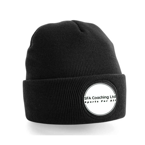 SFA Beechfield Circular Beanie Hat Black