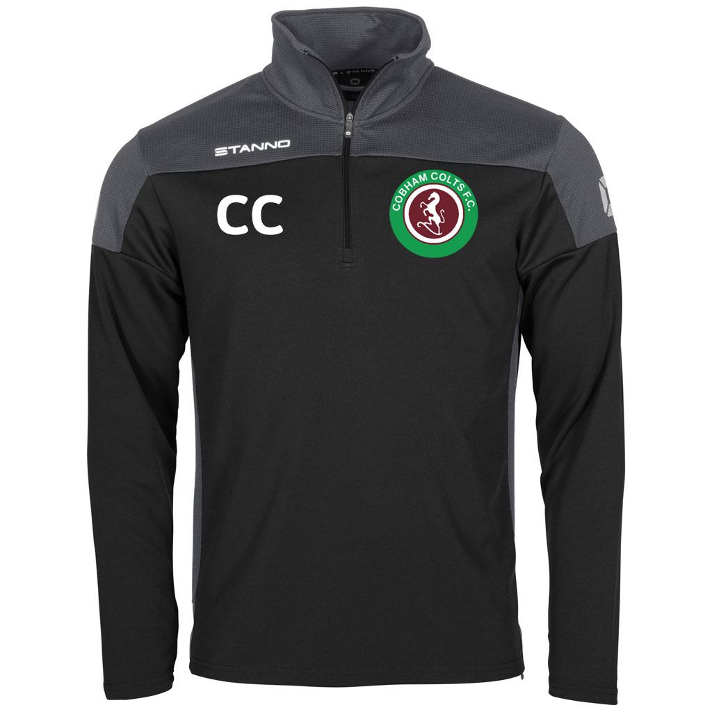 CCFC Stanno Pride Training Quarter Zip Sweatshirt Black Grey