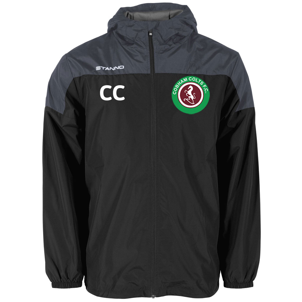CCFC Stanno Pride Windbreaker Jacket Black Grey